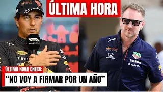 💥CHECO PÉREZ ROMPE el CONTRATO con REDBULL *SE VA A MERCEDES*