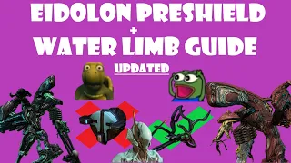 Warframe UPDATED EIDOLON PRESHIELD + WATER GUIDE [1 SHOT WATERS SOLO] - VEILBREAKER