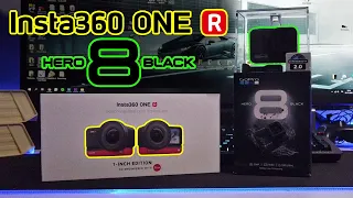 Insta360 One R 1-Inch VS GoPro Hero 8 Black -  UNBOXING, REVIEW AND STOCK FOOTAGE COMPARISON