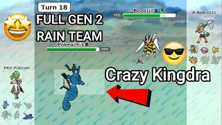 Full Gen 2 Rain Team Sweeps Everyone! Too Strong! (Pokemon Showdown National Dex)