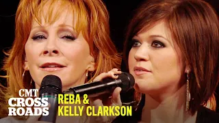 Reba & Kelly Clarkson Perform "Does He Love You" | CMT Crossroads