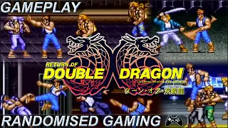 Return of Double Dragon - Super Nintendo (SNES) -  Gameplay from Stages 1 -3 (Real hardware)