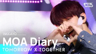 TXT(투모로우바이투게더) - MOA Diary(Dubaddu Wari Wari)(교환일기 (두밧두 와리와리)) @인기가요 inkigayo 20210822