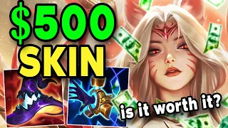I tried the New $500 Faker Ahri Skin so you won't have to | Immortalized Legend Ahri