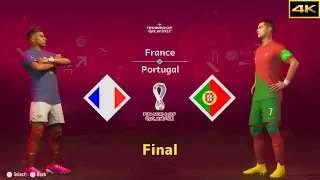 FIFA 23 | FRANCE vs. PORTUGAL | MBAPPE vs. RONALDO | FIFA WORLD CUP FINAL | [4K]