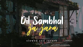 Dil Sambhal Ja Zara ( Slowed and Reverb ) | Arijit Singh | Nexus Music