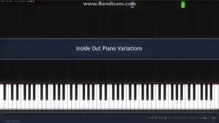 INSIDE OUT SOUNDTRACK synthesia piano tutorial | САУНДТРЕК К М/Ф ГОЛОВОЛОМКА на пианино