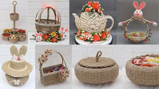 12 Amazing Candy Holder Organizer Ideas with Rope | Jute Craft Ideas