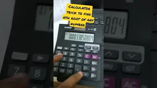 Calculator trick to find nth root of any number easily| Exam tricks
