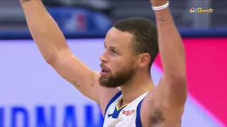 Curry Started Dancing After Hitting Deep Three!