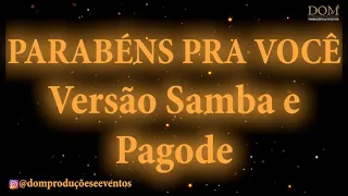 Samba-Okê - Parabéns Pra Você (Sem Vocal) - Versão Samba e Pagode - Karaokê - Coral Vozes Guerreiras