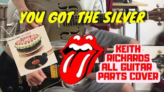 The Rolling Stones - You Got The Silver (Let It Bleed) Keith Richards All Guitar Parts Cover