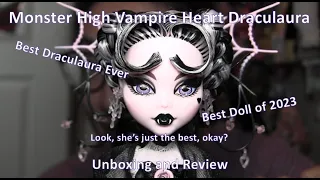 The BEST Draculaura EVER: Monster High Vampire Heart Draculaura Unboxing and Review