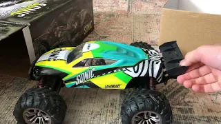 Unboxing the legendary sonic brushless 1:16 scale rc car