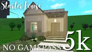 BLOXBURG: 5K STARTER HOUSE | NO GAMEPASS (with speedbuild)