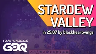 Stardew Valley by blackheartwings in 25:07 - Flame Fatales 2022