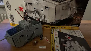 Cobi / Sturmpanzerwagen A7V / set 2989 / Hisorical collection Great War / Review