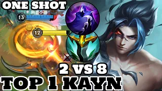 Wild Rift Kayn - Top 1 Kayn Gameplay Rank Challenger