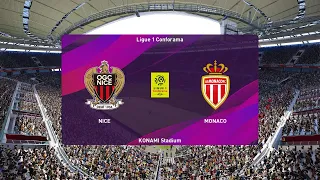 PES 2020 | Nice vs AS Monaco - Club Friendly | 04/09/2020 | 1080p 60FPS