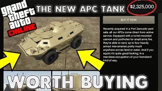 THE NEW APC TANK! - IS IT WORTH BUYING? (GTA 5 GUNRUNNING)