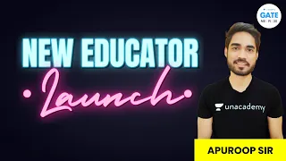 New Educator Launch  | By Apuroop Sir  |   Live at 2 PM