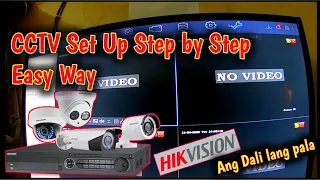 How to set up CCTV Camera / Paano mag setting ng DVR