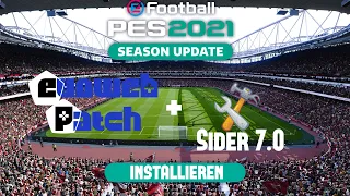 PES 2021 Tutorial: EvoWeb Patch und Sider installieren