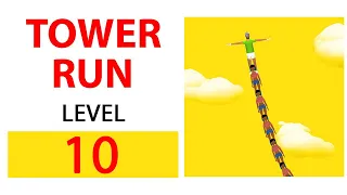 Tower Run | Level 10 | walkthrough solution #Shorts