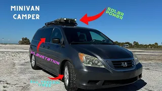 Minivan Camper “No Build” conversion / Van life