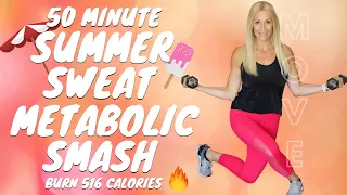 50 MINUTE SUMMER SWEAT METABOLIC SMASH | Burn 516 Calories 🔥| Tracy Steen