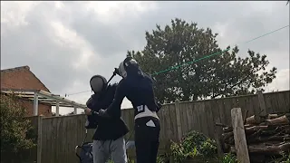 Dagger sparring with my dad