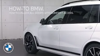 How to Unlock All Doors Using Comfort Access | BMW Genius How-to | BMW USA