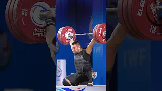 Yauheni Taikhantsou (102kg 🇧🇾) 180kg Save & 183kg (403lbs) Snatch + Slow Motion! #weightlifting