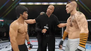 UFC 4 | Bruce Lee vs. Aggressive Kickboxer (EA sports UFC 4)