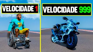 TRANSFORMEI MOTOS LENTAS em MOTOS SUPER RÁPIDAS no GTA 5