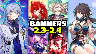 NEW UPDATE! Character Banner Roadmap for 2.3-2.4 along with Reruns - Honkai: Star Rail