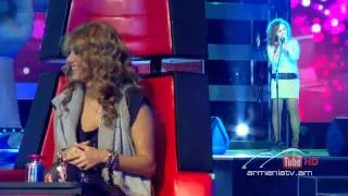 Satenik Sargsyan,Left Outside Alone by Anastacia - The Voice Of Armenia - Blind Auditions - Season 1