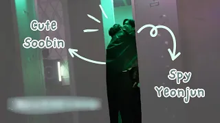 [30 seconds of TXT] Yeonjun the spy and cute Soobin