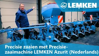 Precisie zaaien met Precisie-zaaimachine LEMKEN Azurit voor maïs [2021]