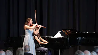 Mika Cichon plays Clara Schumann: Three Romances for Violin and Piano, Op.22 - I. Andante molto