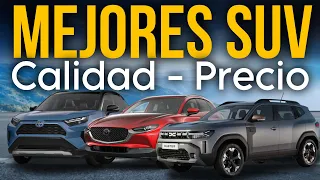 ✅  LAS 5 MEJORES  SUV 's CALIDAD PRECIO PARA COMPRAR EN 2024