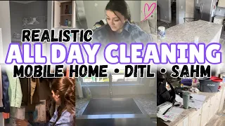 ✨REALISTIC CLEANING  MOBILE HOME CLEAN WITH ME  SAHM  DITL ✨