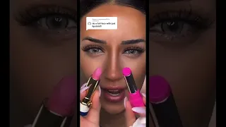 Full face using lipsticks!!! 😱 #makeupchallenge