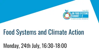 UNFSS+2 Food Systems and Climate Action