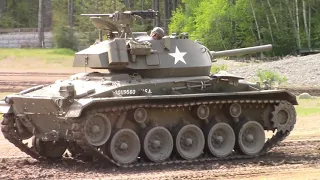 WWII M4 Sherman Tank & M24 Chaffee Tank-May 2021