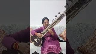 Chalte Chalte Mere Ye Geet Yaad Rakhna Kabhi Alvida Na Kehna By Amita Kudesia #music #sitar