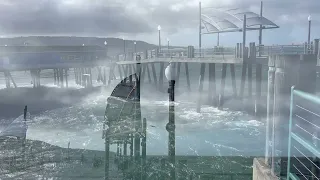 When Wild Weather Hit the Beach - Redondo Beach Ca.