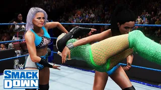 WWE 2K20 SMACKDOWN LANA & NAOMI VS THE WAY