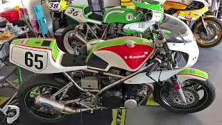 Classic superbike galore - 70's, 80's and 90's classic superbikes and classic racing sound. Magical.