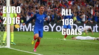 Euro 2016 All Goals: All 108 Goals Highlight lHD